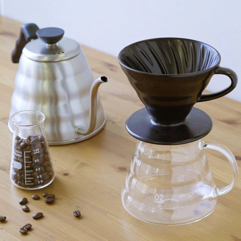 Hario Coffee Dripper V60 02 Keramik – Mattschwarz