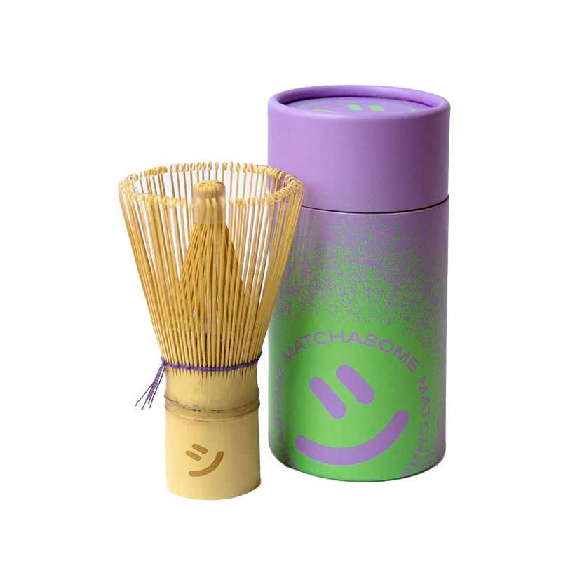 Happy Classic Matcha Besen – Lila